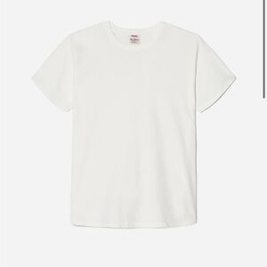 NWOT Re/Done x Hanes Off White Tshirt
